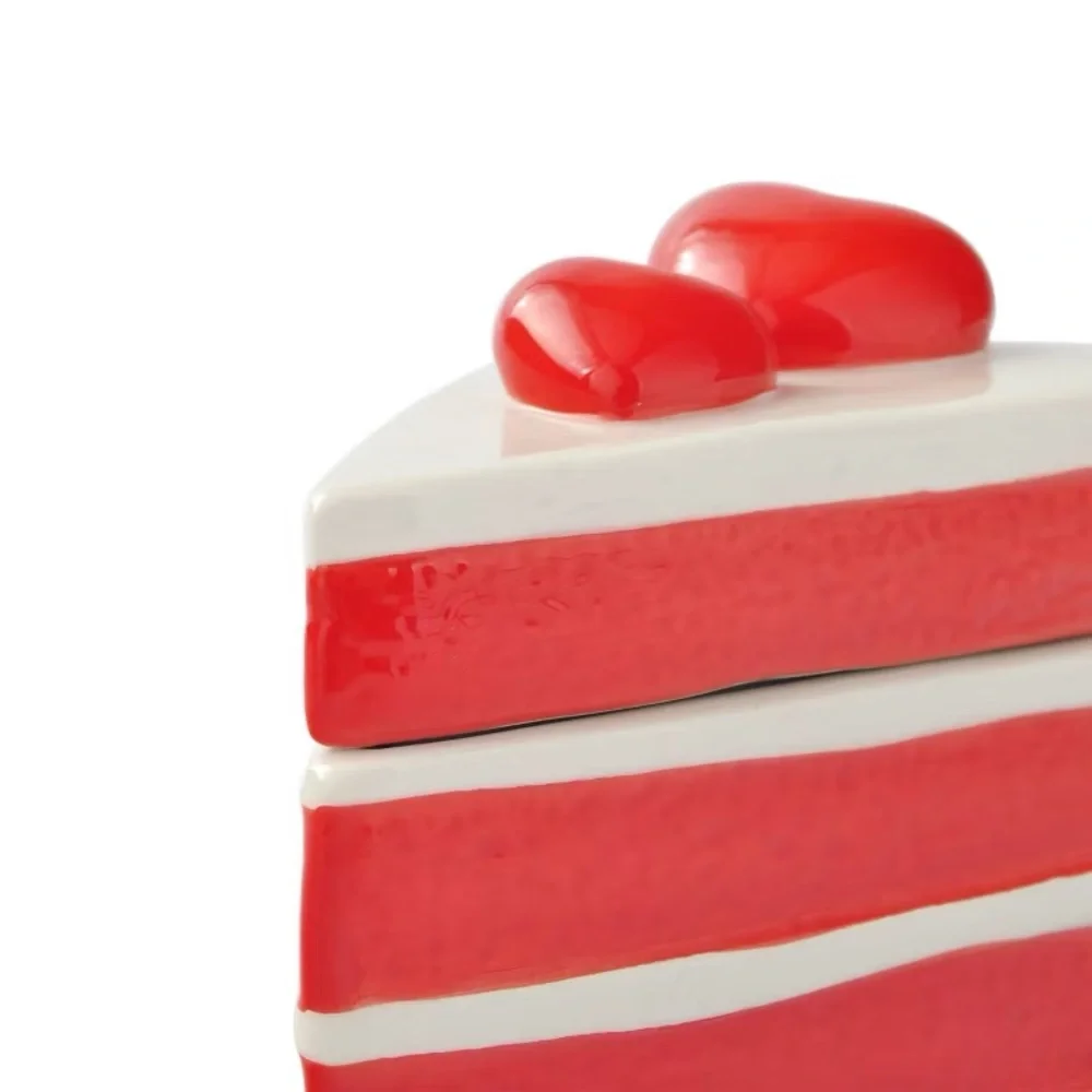 Target Valentine’s Day Pink Cake Slice Ceramic Trinkets Box